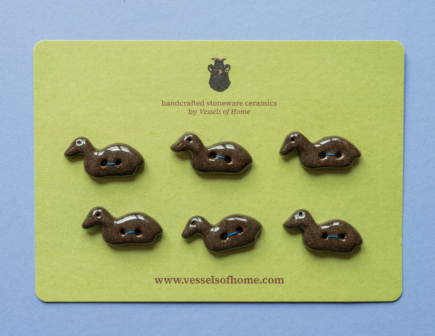 Loon Buttons Ceramic - Earth