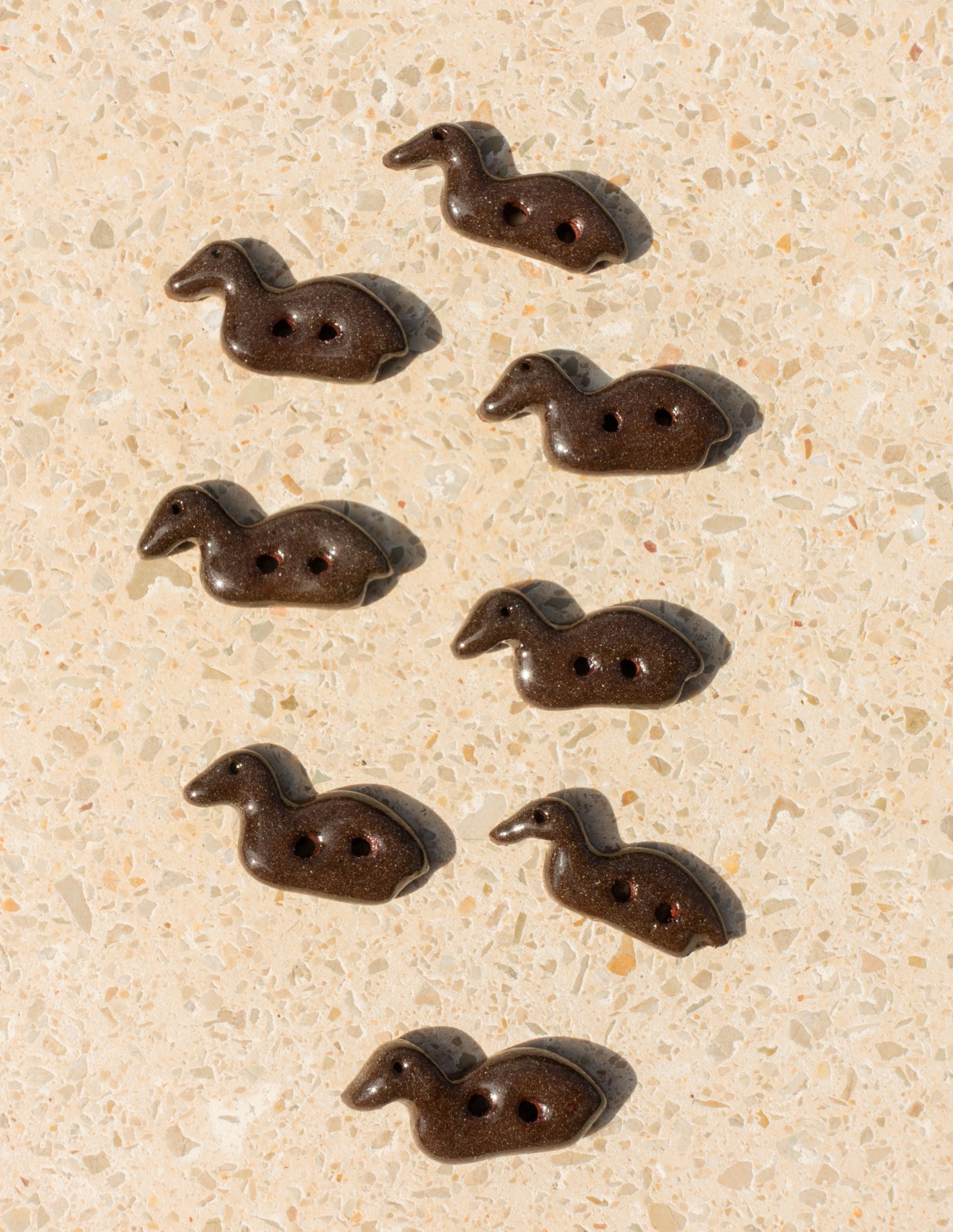 Loon Buttons Ceramic - Earth