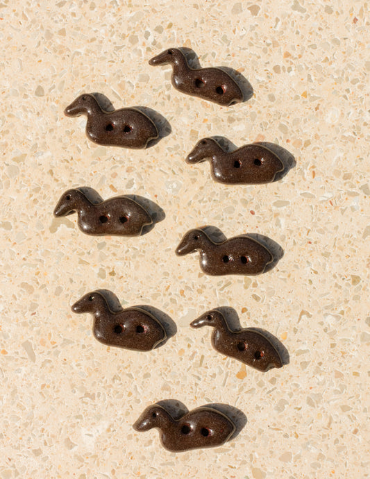Loon Buttons Ceramic - Earth