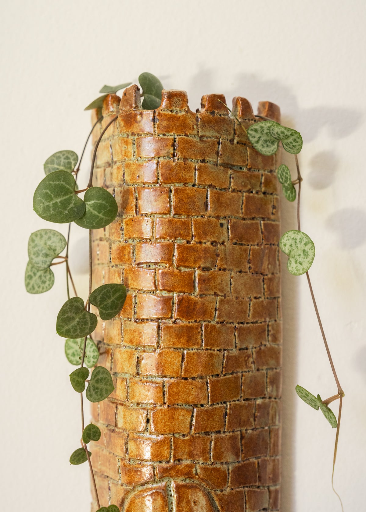 The Tower Wall Vase - Rusty Copper