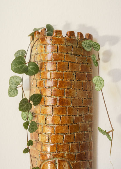 The Tower Wall Vase - Rusty Copper
