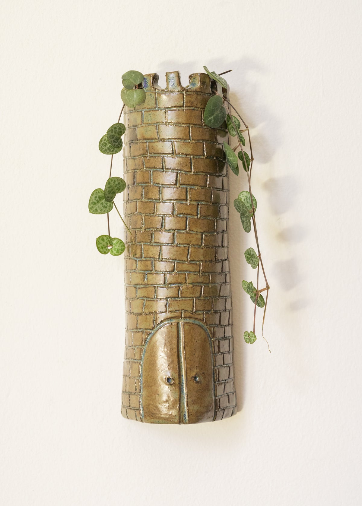 The Tower Wall Vase - Seagreen