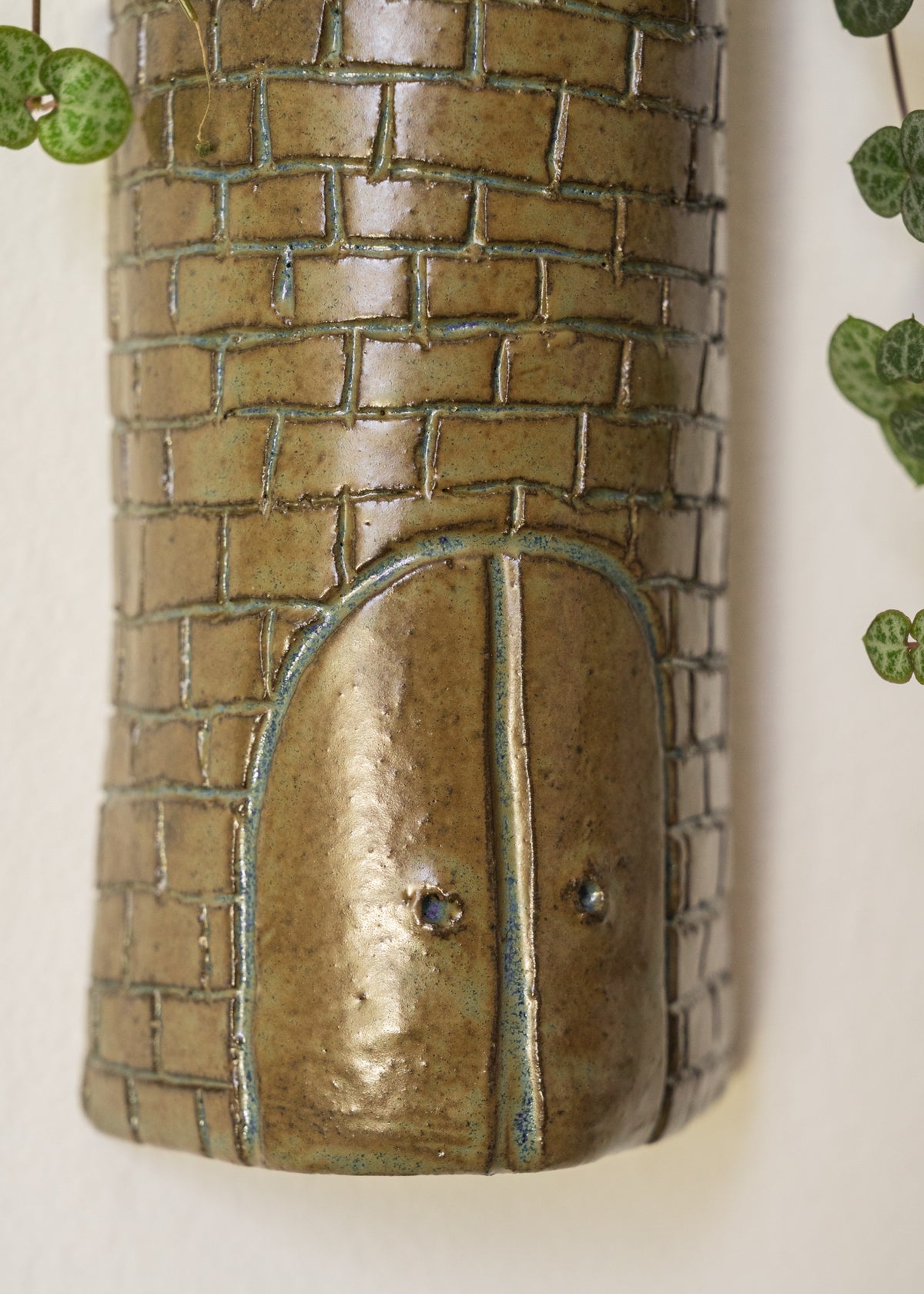 The Tower Wall Vase - Seagreen