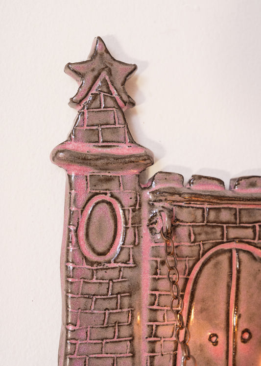 The Castle Wallshelf - Small - Pink